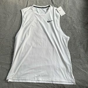Nike Dri Fit white tank top